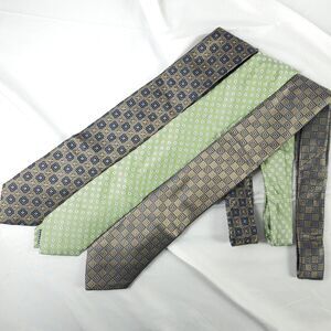 Jos A Bank 1905 & Reserve Geometric Slim Silk Ties